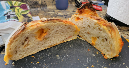Bacon Cheddar Sourdough Loaf